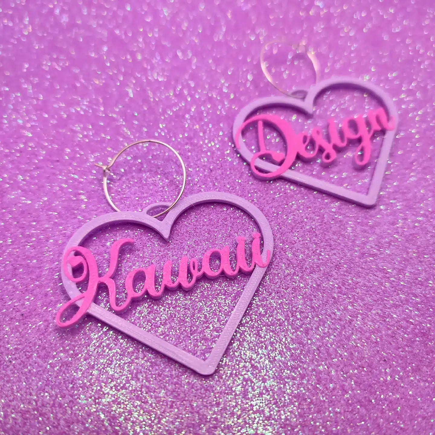pendientes personalizados love lymo3d