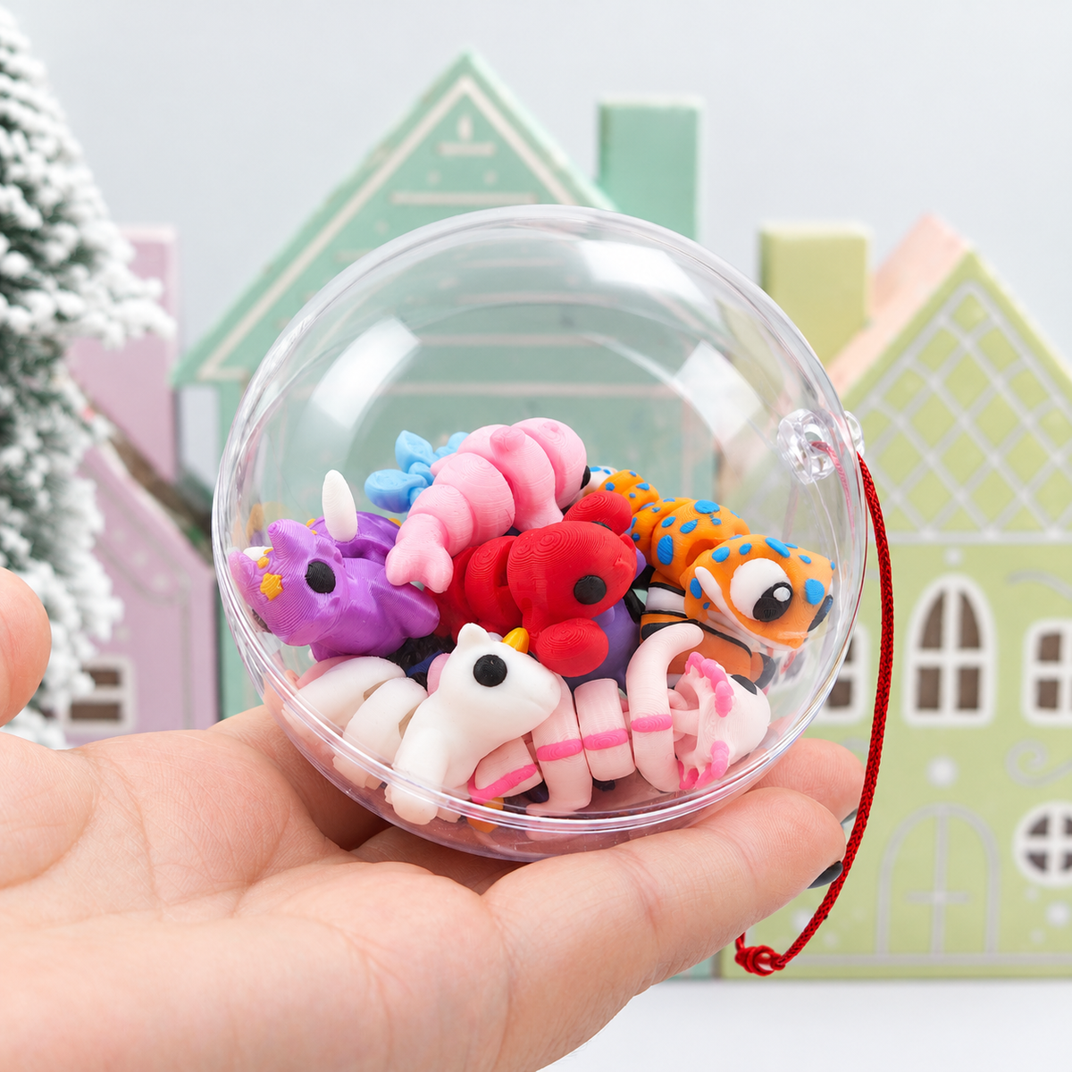 Bola de Navidad con 15 Minis sorpresa (8cm)
