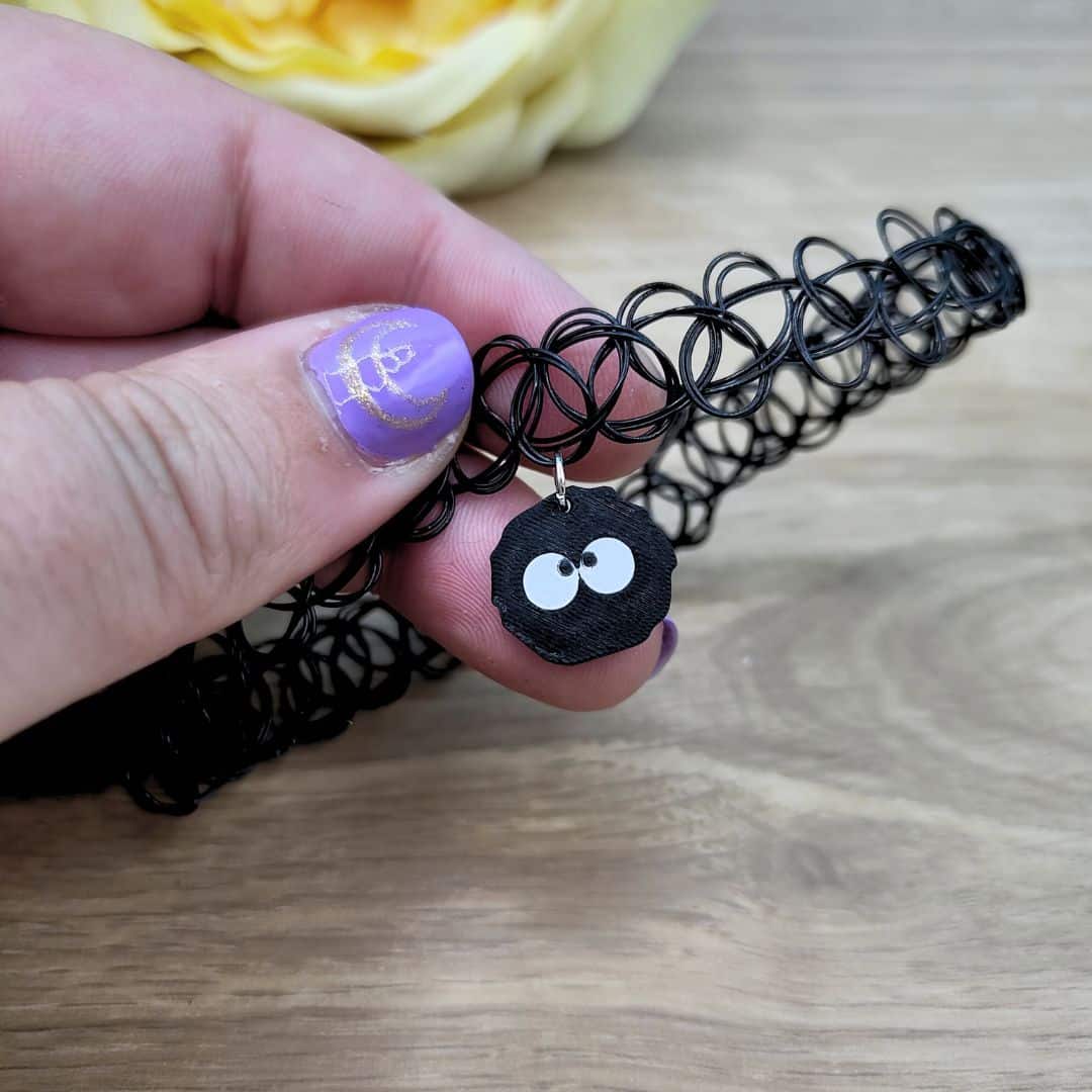 Choker Negro con Hollín 2