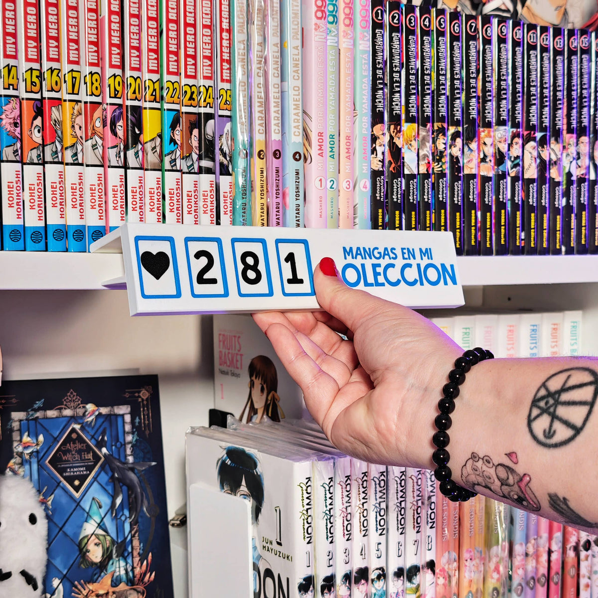 Contador personalizable para mangas