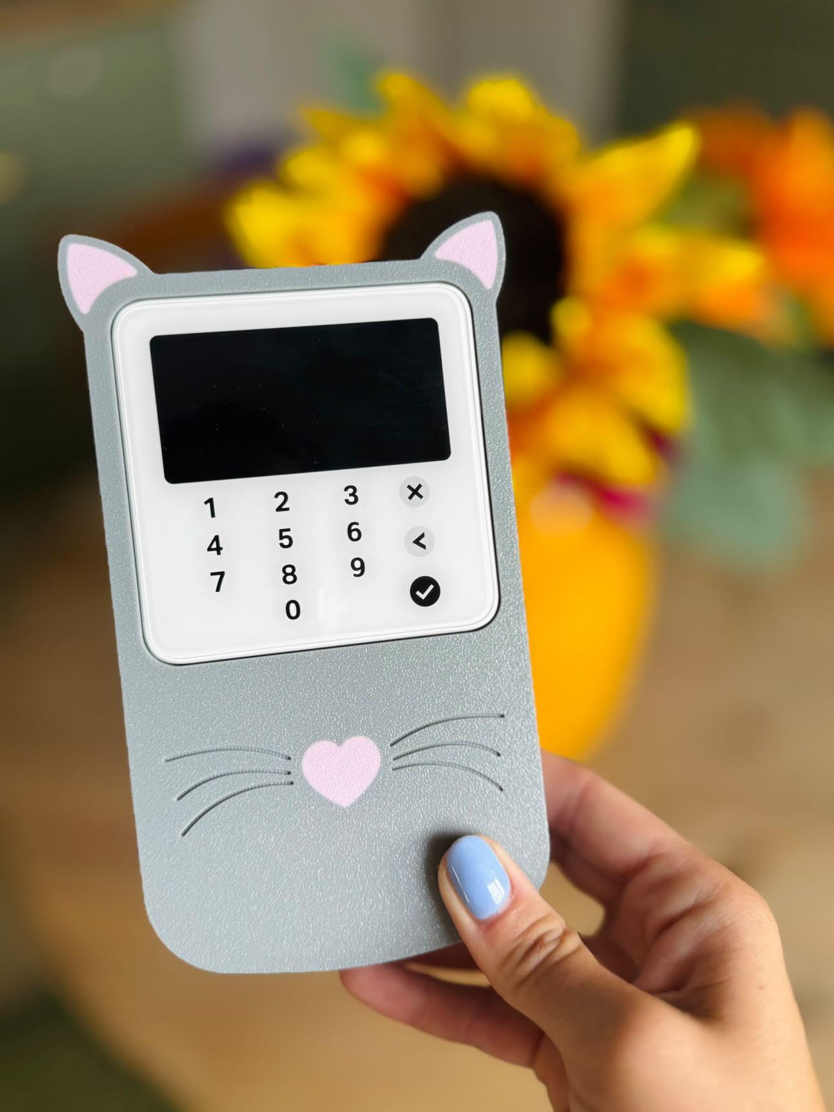Soporte Gatito para Datáfono (SumUp)