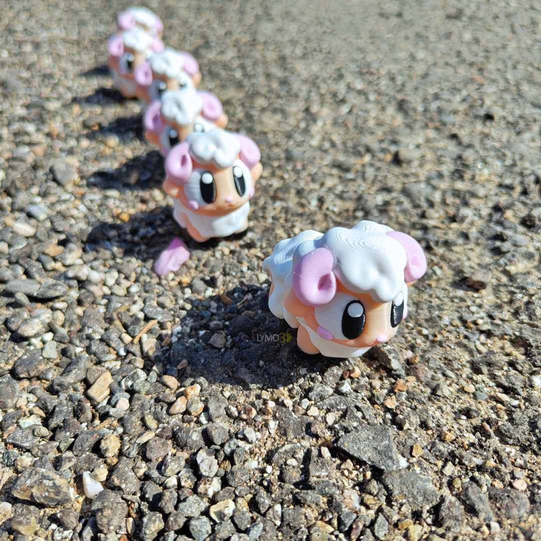 Fluffy Lamb – Ovejita articulada