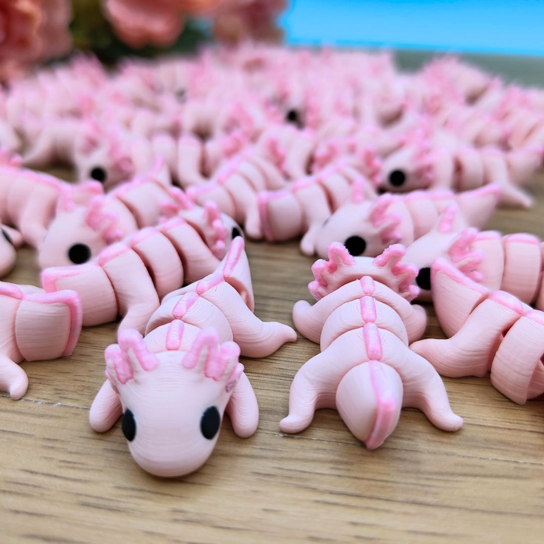 Mini-rosa Gelenkaxolotl