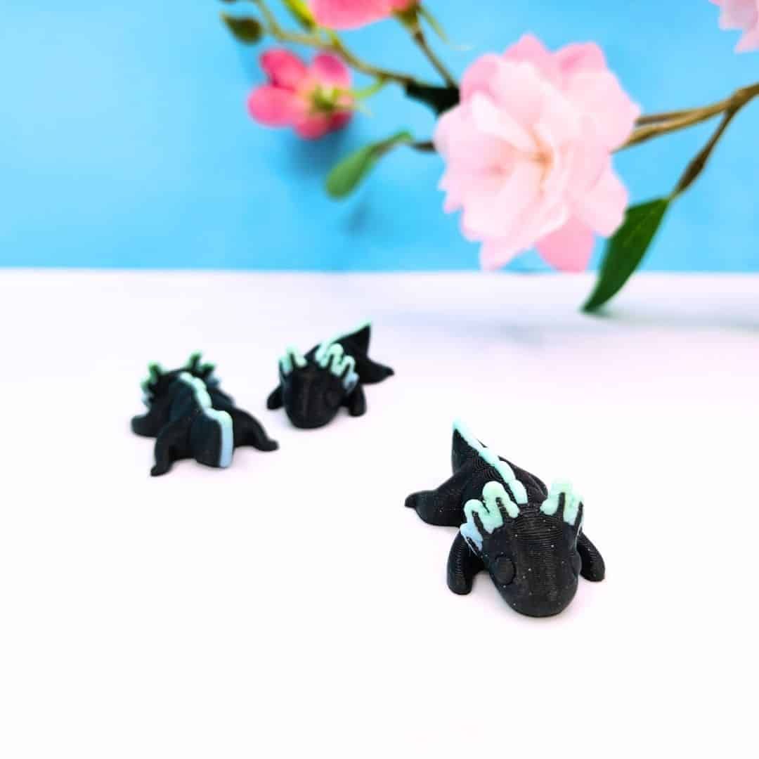 Articulated mini star axolotl