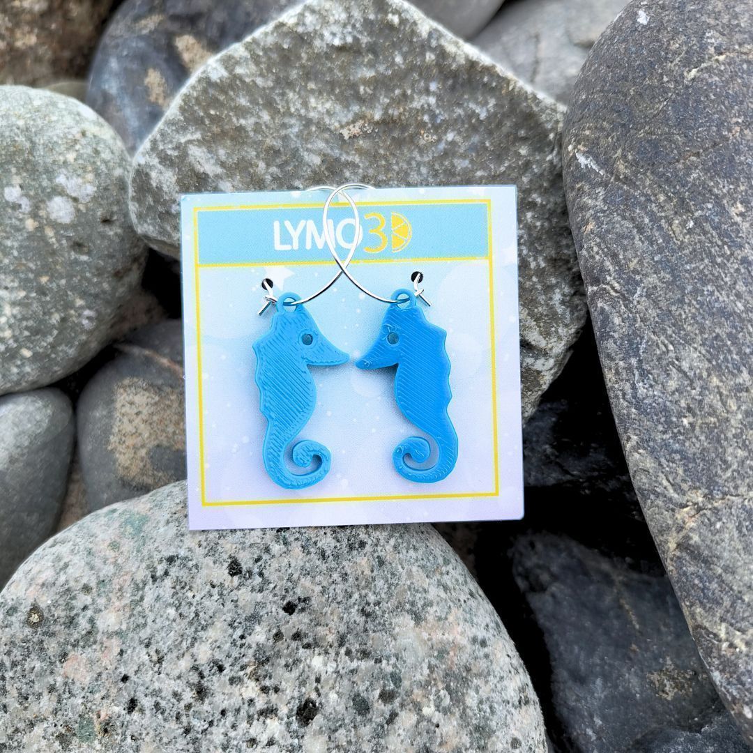 Pendientes caballito de mar