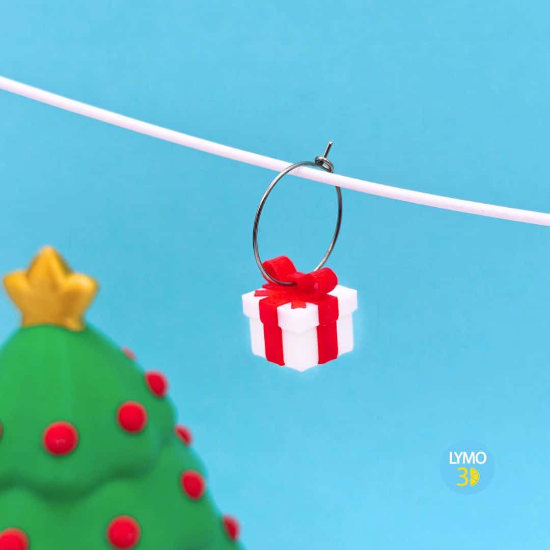 3D-Ohrringe als Geschenk