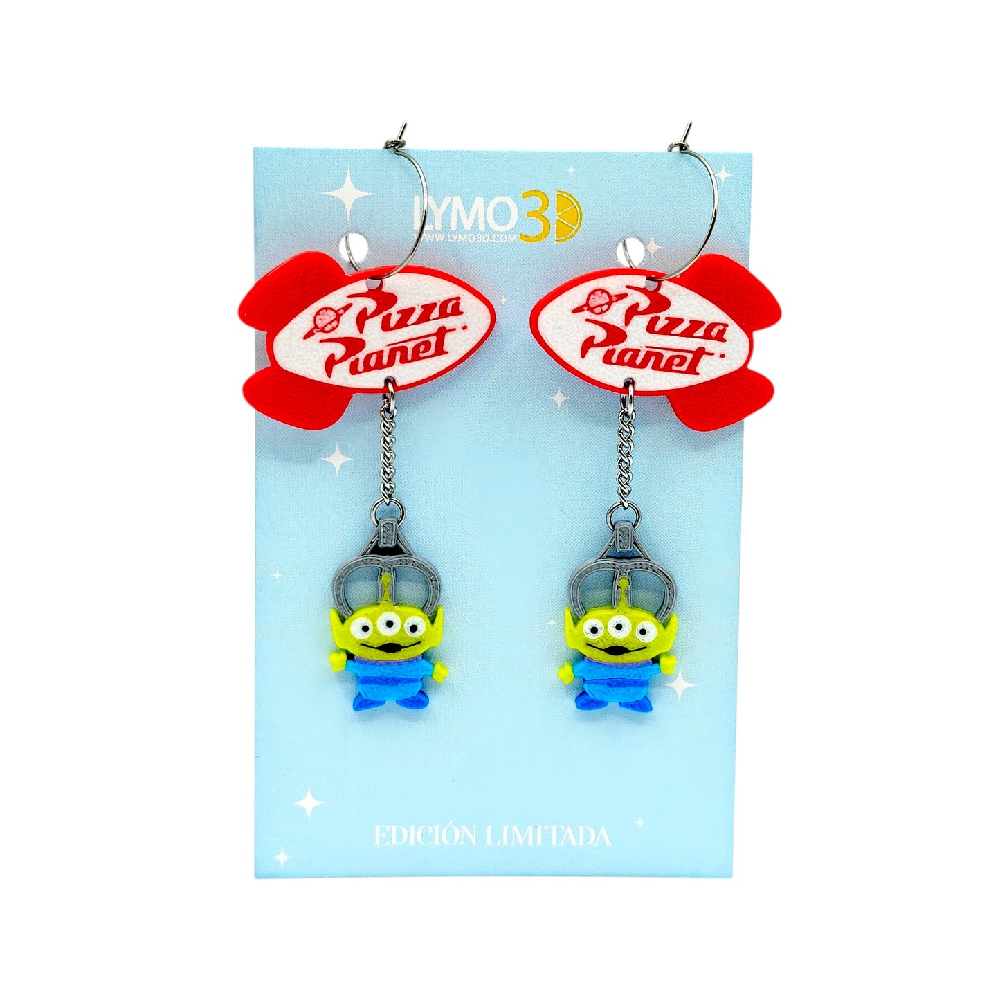 Pendientes Pizza + Alien