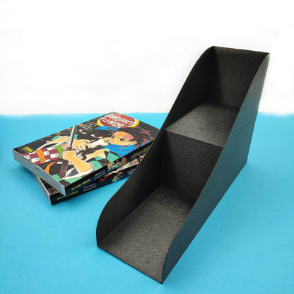 soportes para mangas y comics de colores x lymo3d negro glitter purpurina