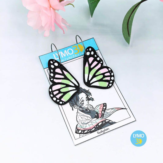 Pendientes alas de mariposa 2