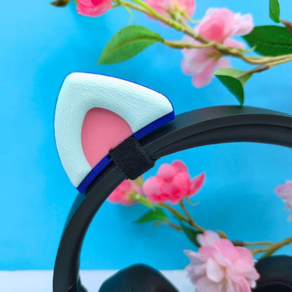 Orejas tigre azul para auriculares