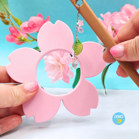 Broche flor de cerezo para el pelo