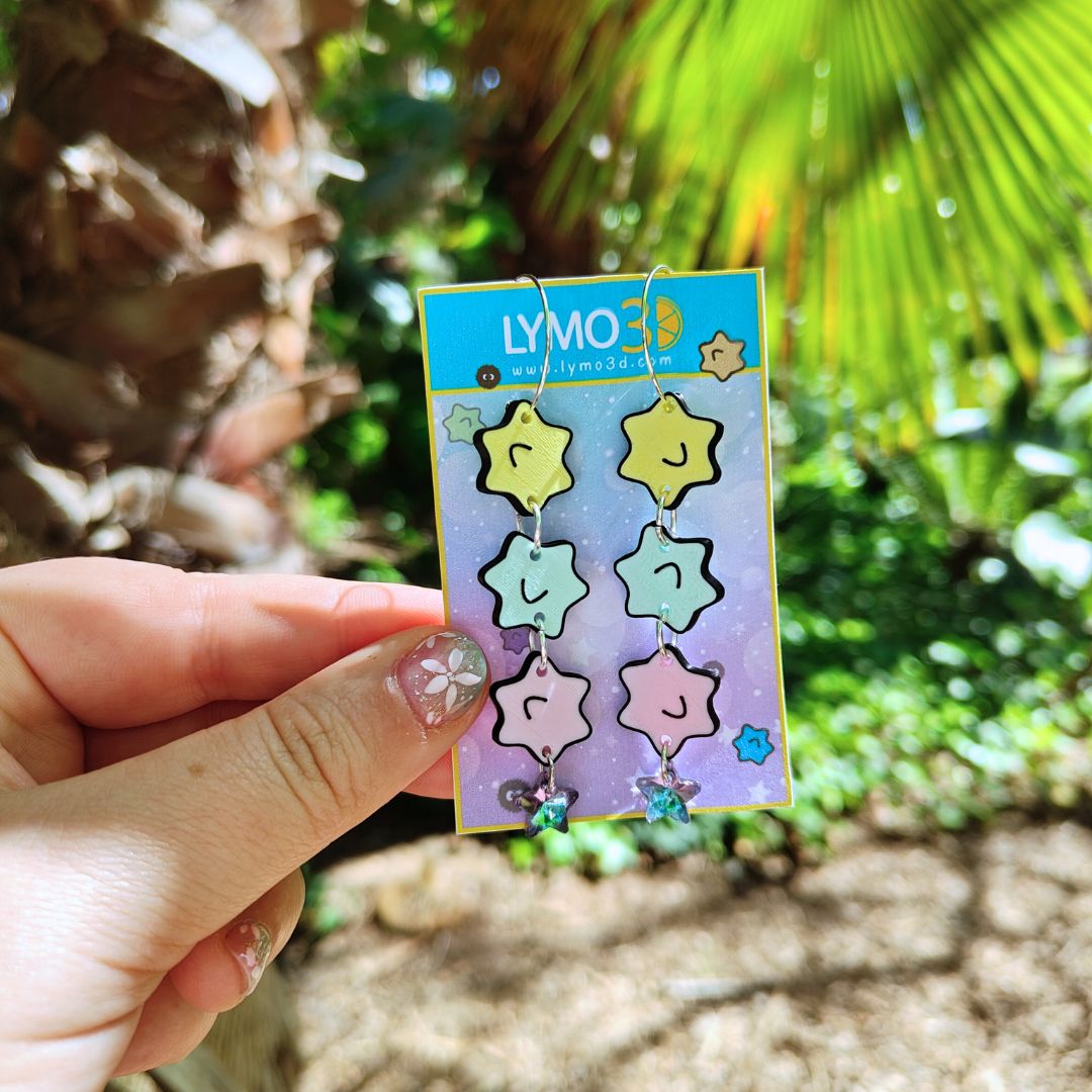Pendientes kawaii de caramelos pastel