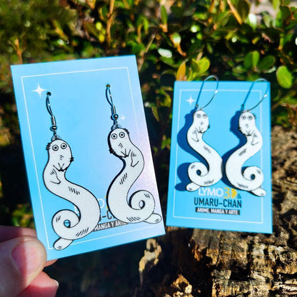 Magic worm earrings