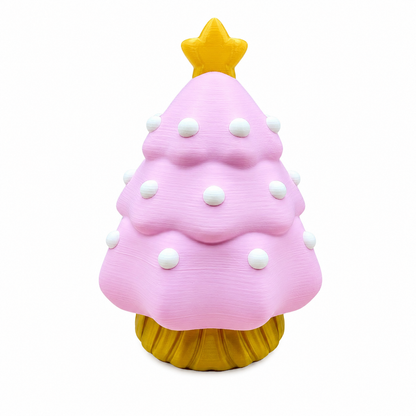 rosa Weihnachtsbaumbox