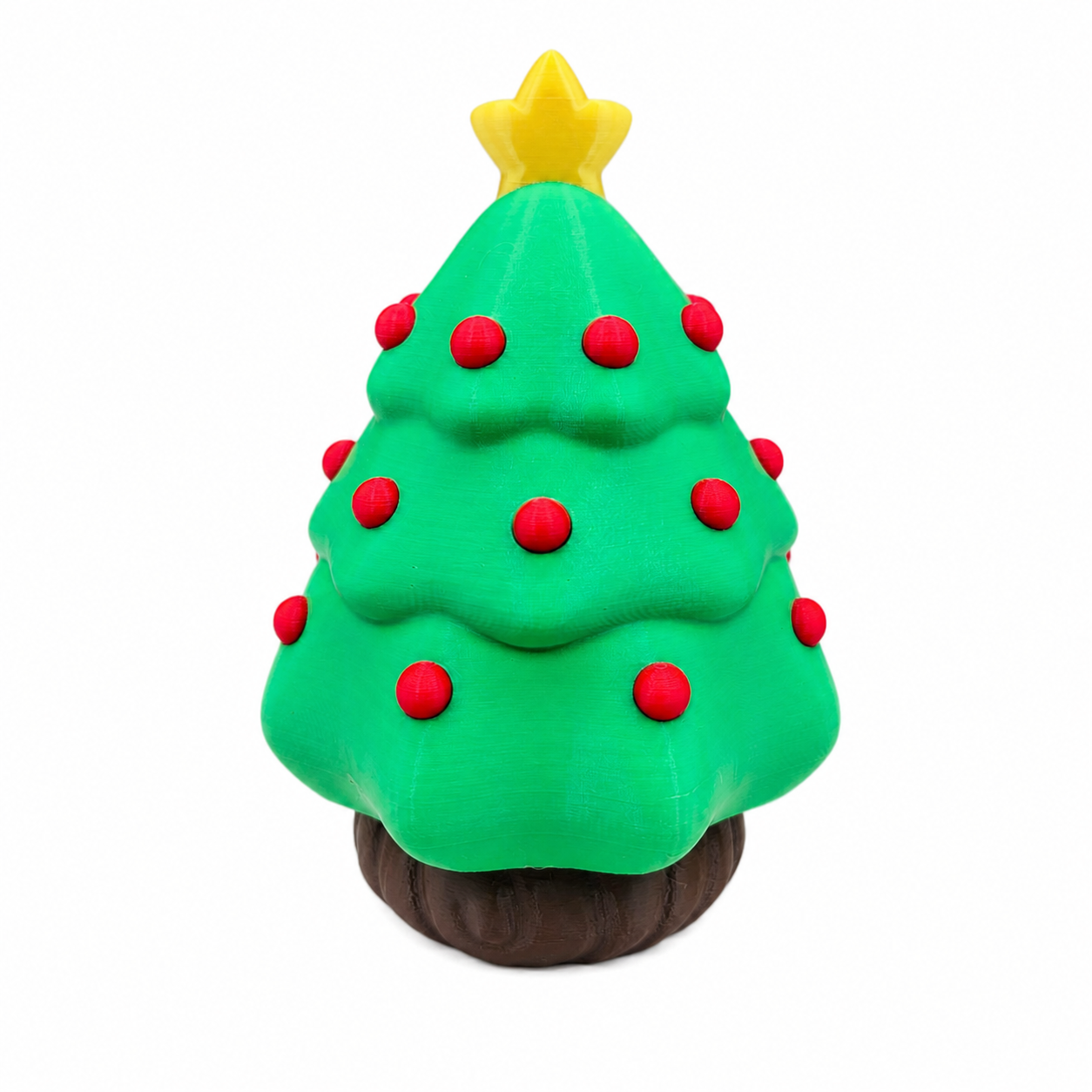 green Christmas tree box