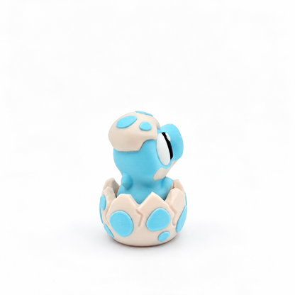 Clicker Dinosaurio Bebé Azul