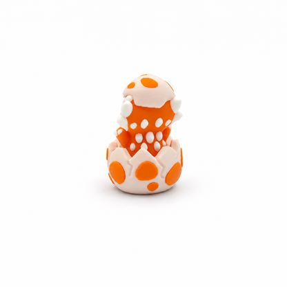 Clicker Dinosaurio Bebé Naranja