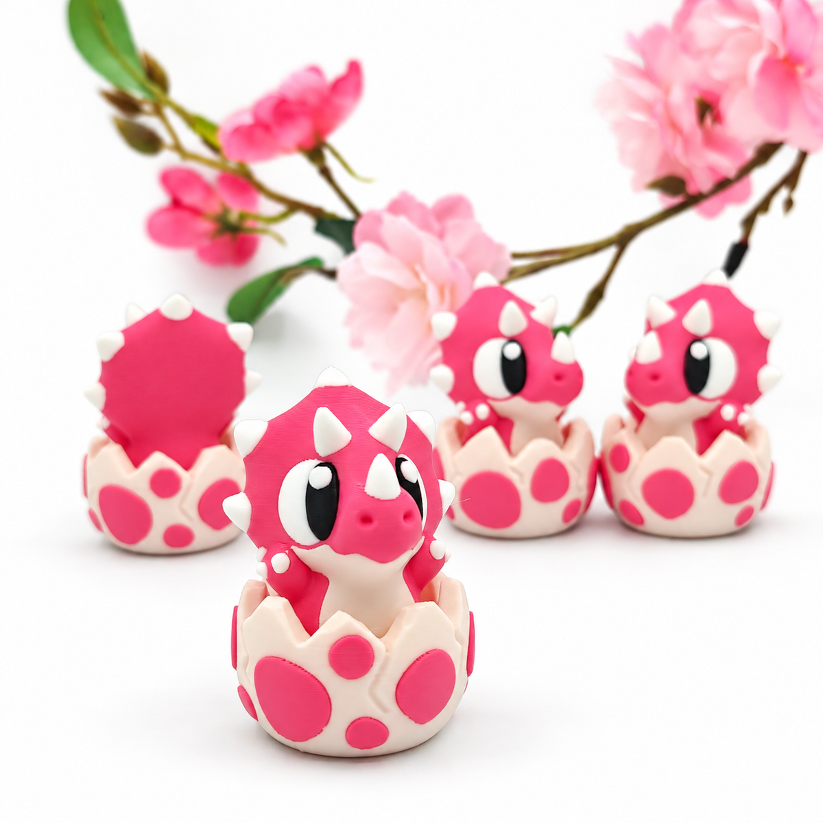 Clicker Dinosaurio Bebé Rosa