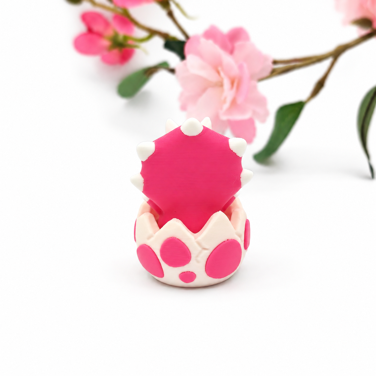 Clicker Dinosaurio Bebé Rosa