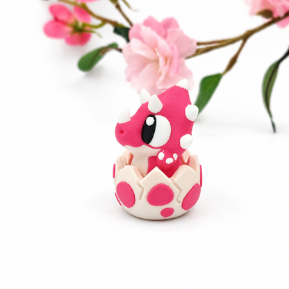 Clicker Dinosaurio Bebé Rosa