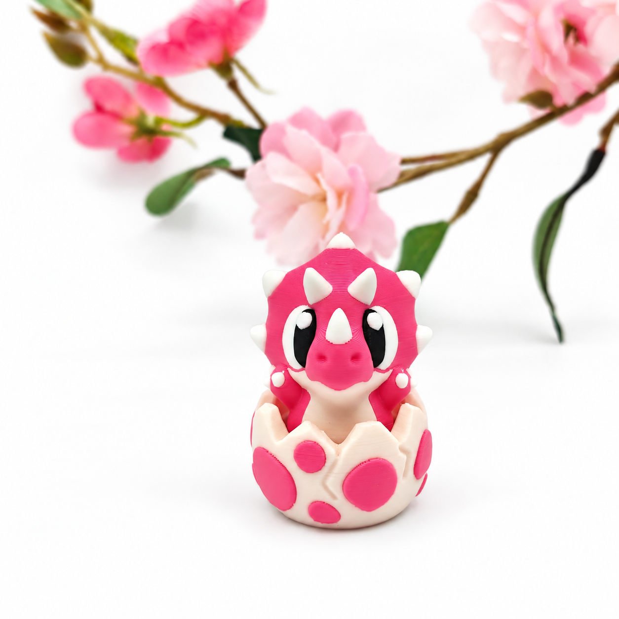 Clicker Dinosaurio Bebé Rosa