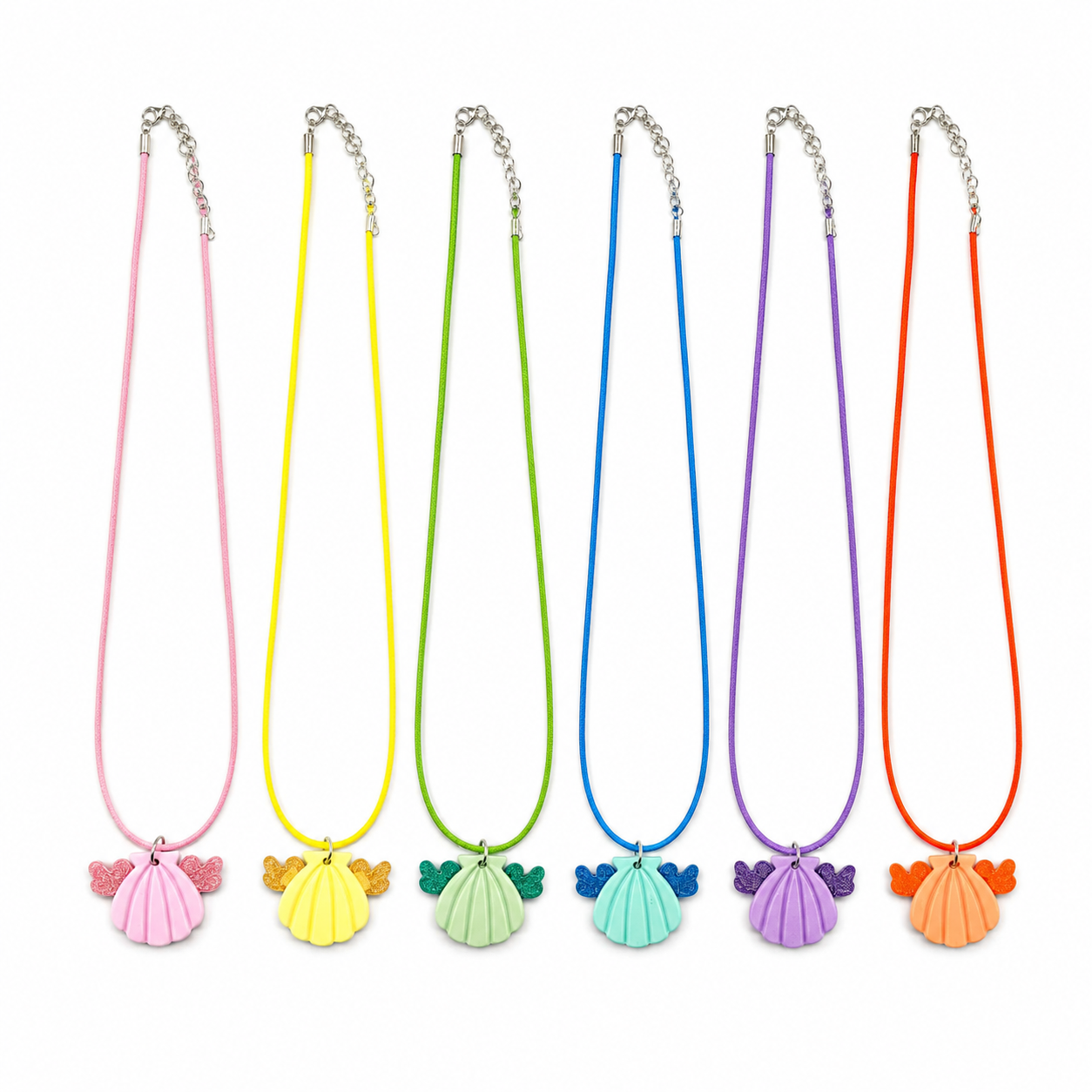 Collares y pendientes de concha mágicos
