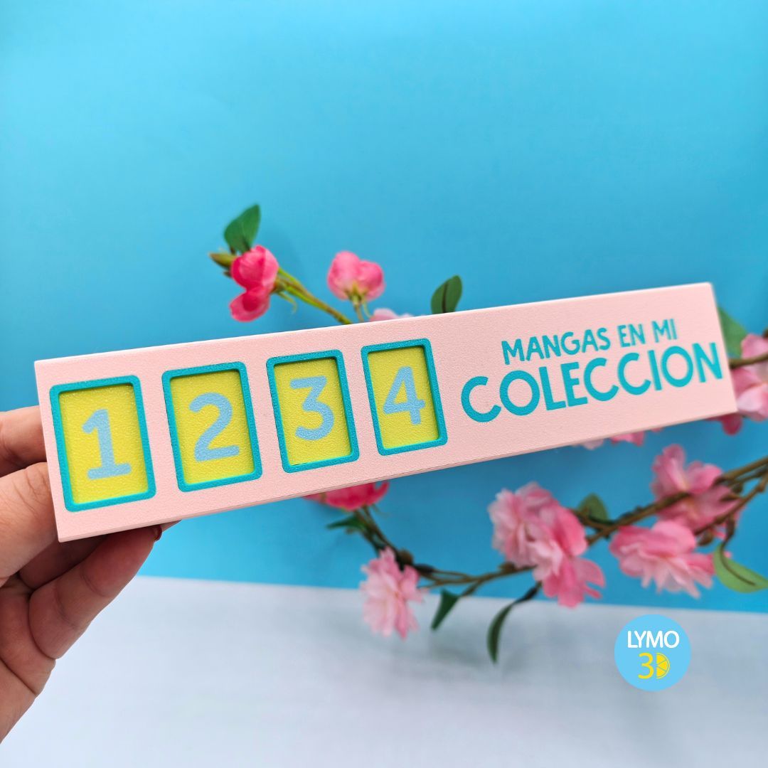 Customizable counter for shelves