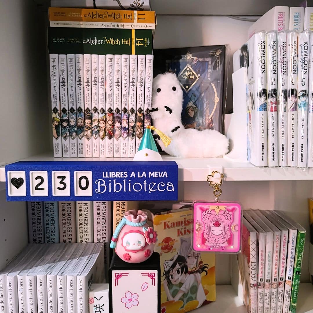 Customizable counter for shelves
