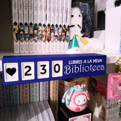 Contador personalizable para tu biblioteca