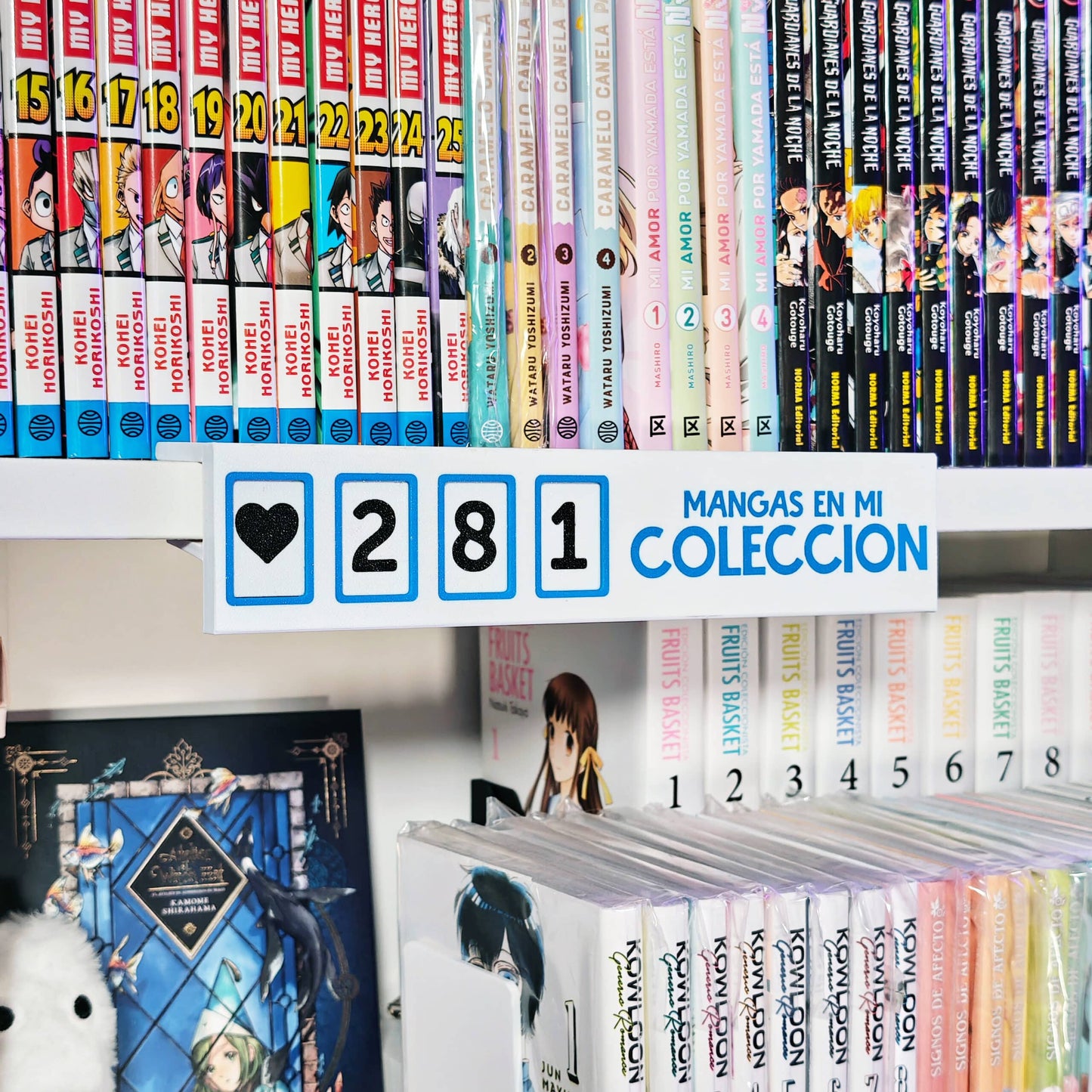 Contador personalizable para estanterías