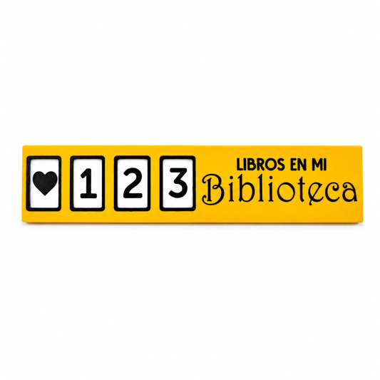 Contador personalizable para tu biblioteca