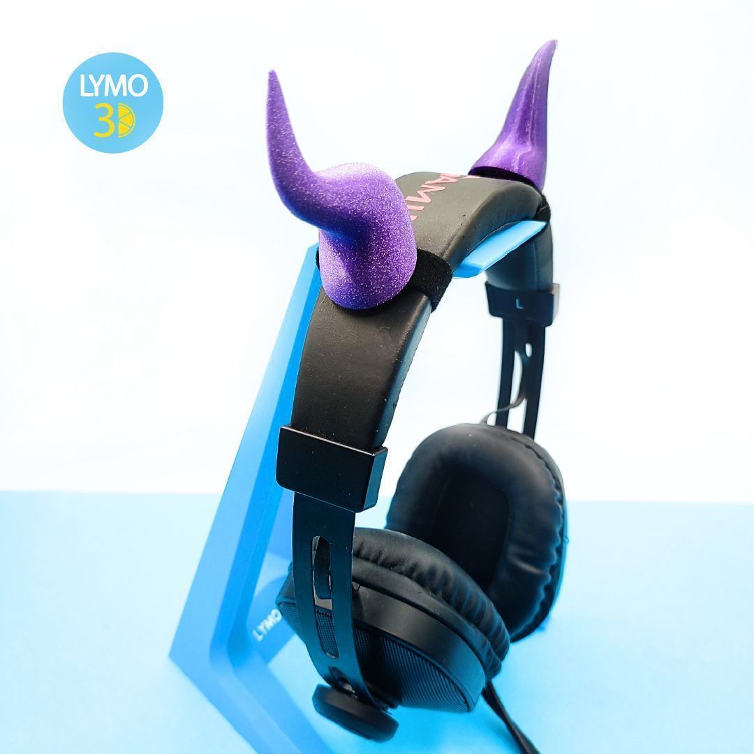 Cuernos Maléfica para auriculares x lymo3d - 1