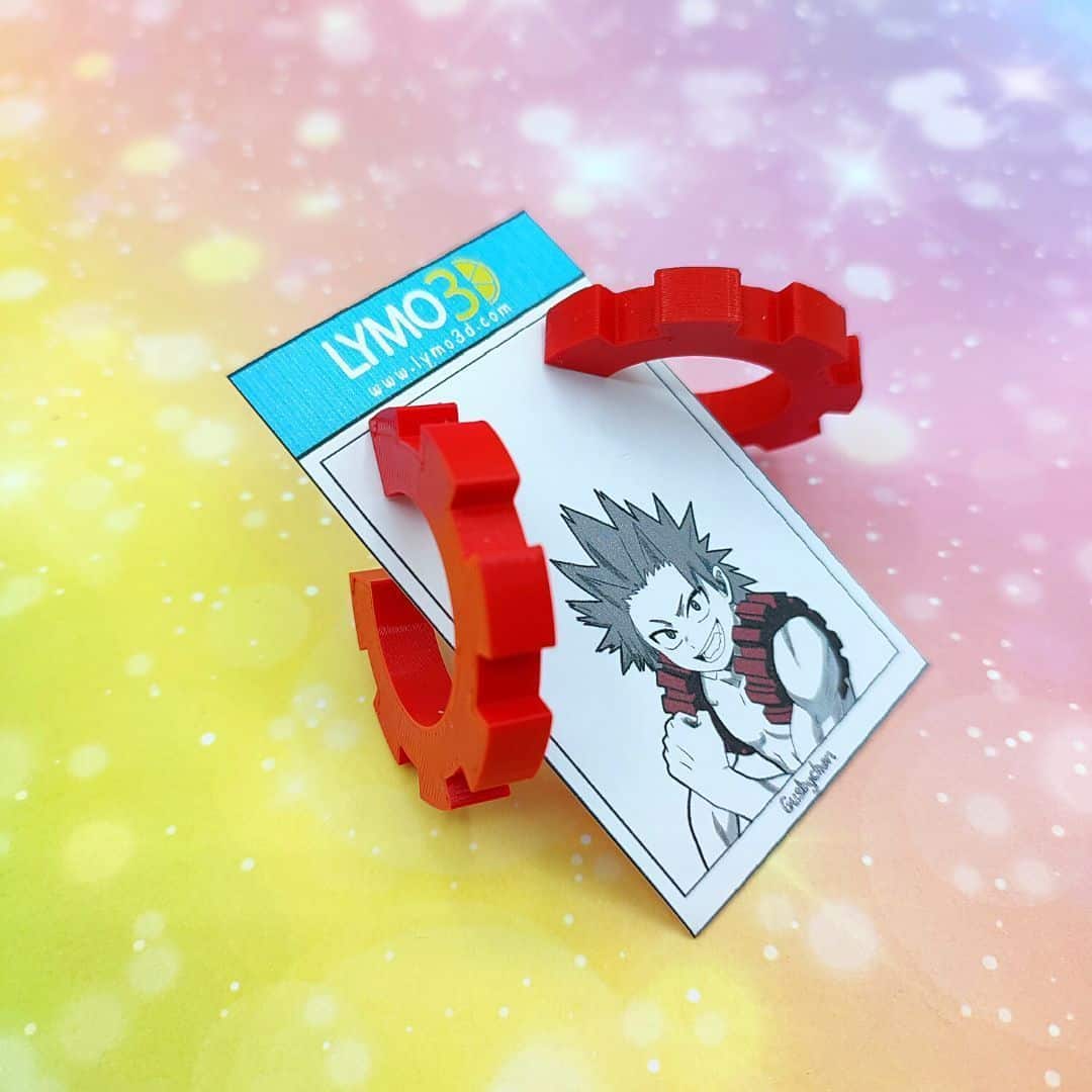 Eijiro Kirishima pendientes lymo3d (6)