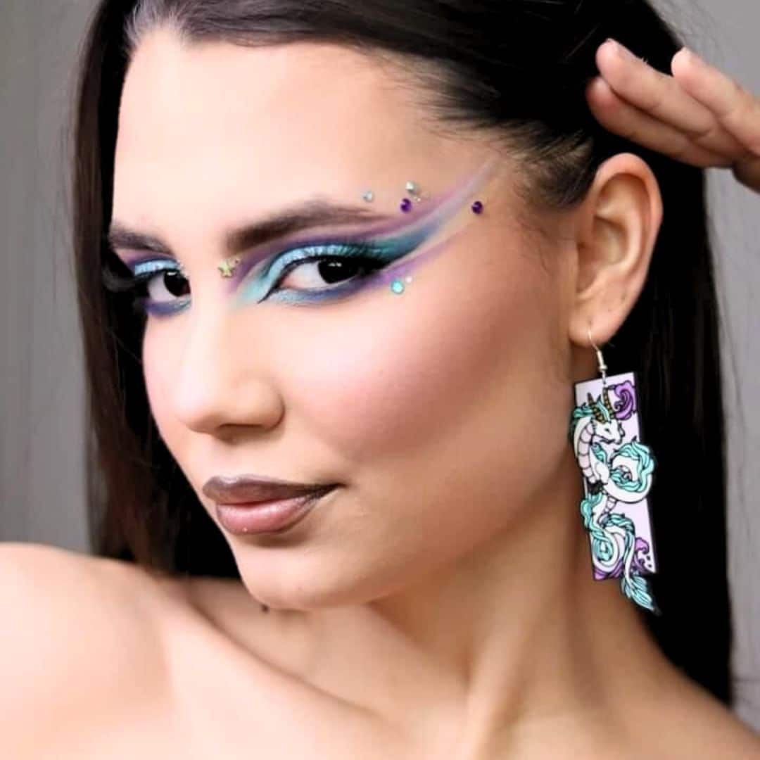 Pendientes Dragon lymo3d y yaiza perez