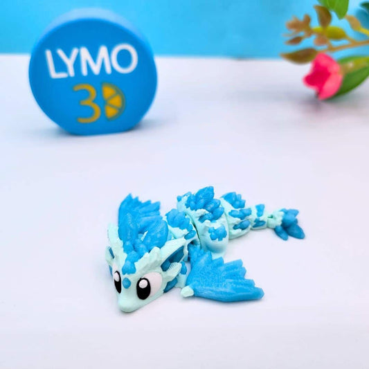 Dragón de hielo espectacular