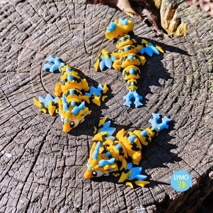 Dragón eléctrico articulado