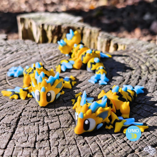 Dragón eléctrico articulado