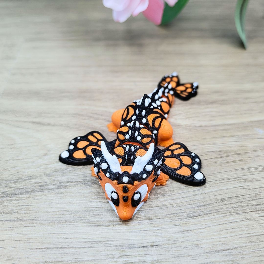 Dragón mariposa monarca