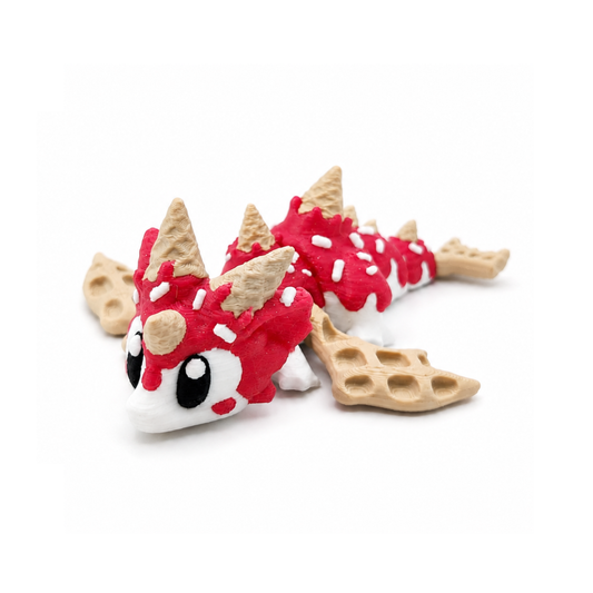 Dragón de helado adorable