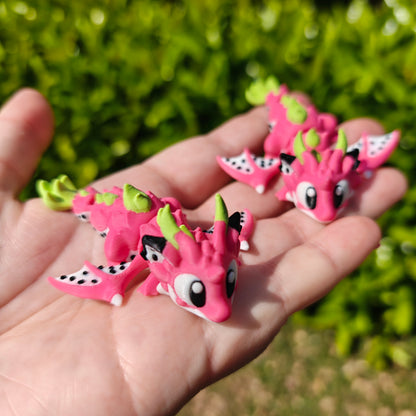 Charming tropical fruit dragon