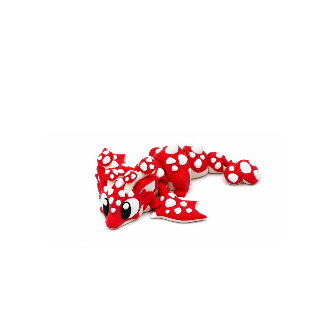 Mushroom dragon of the enchanted forest