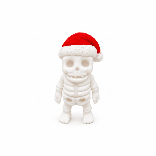 Mini esqueleto navideño articulado
