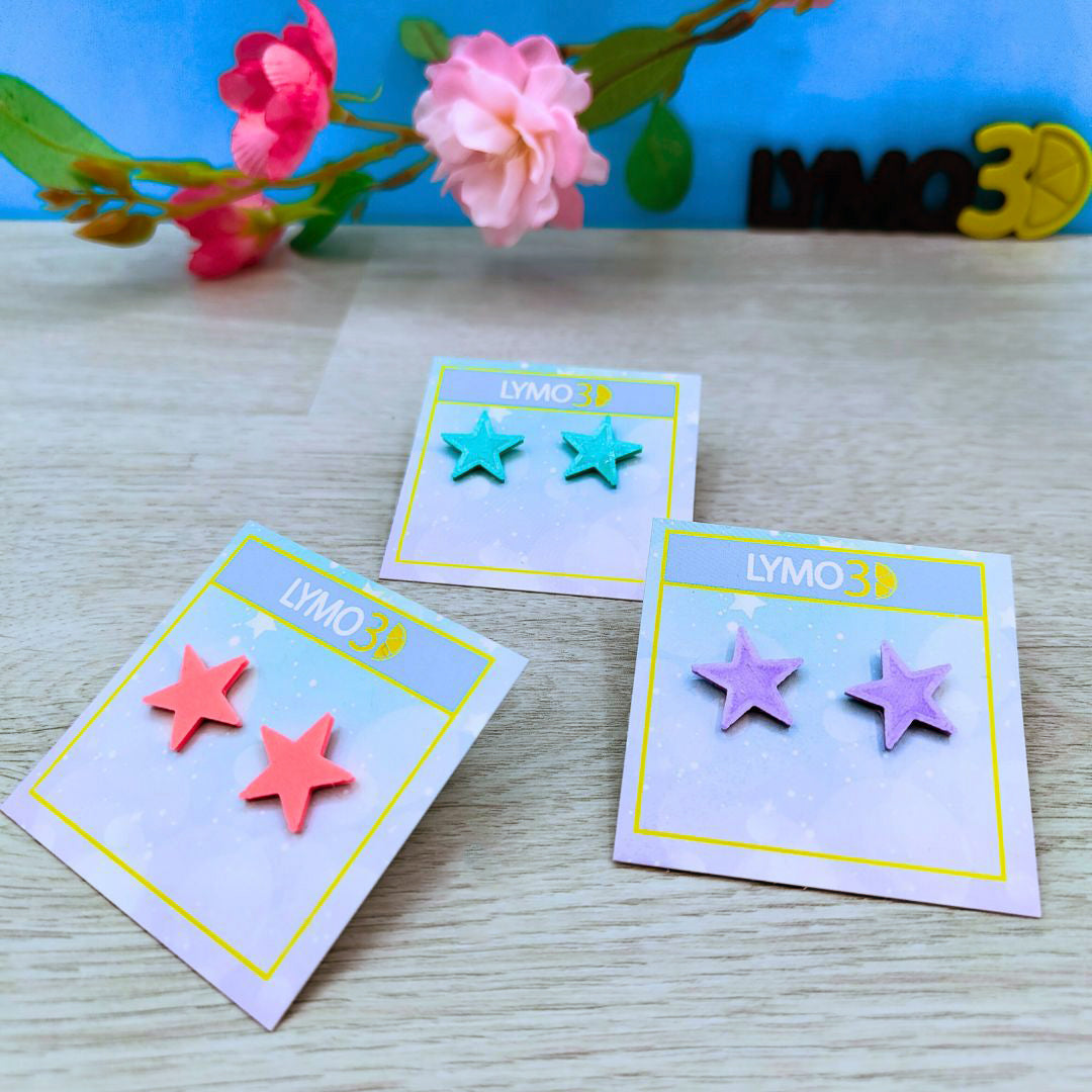 Pendientes básicos de estrella