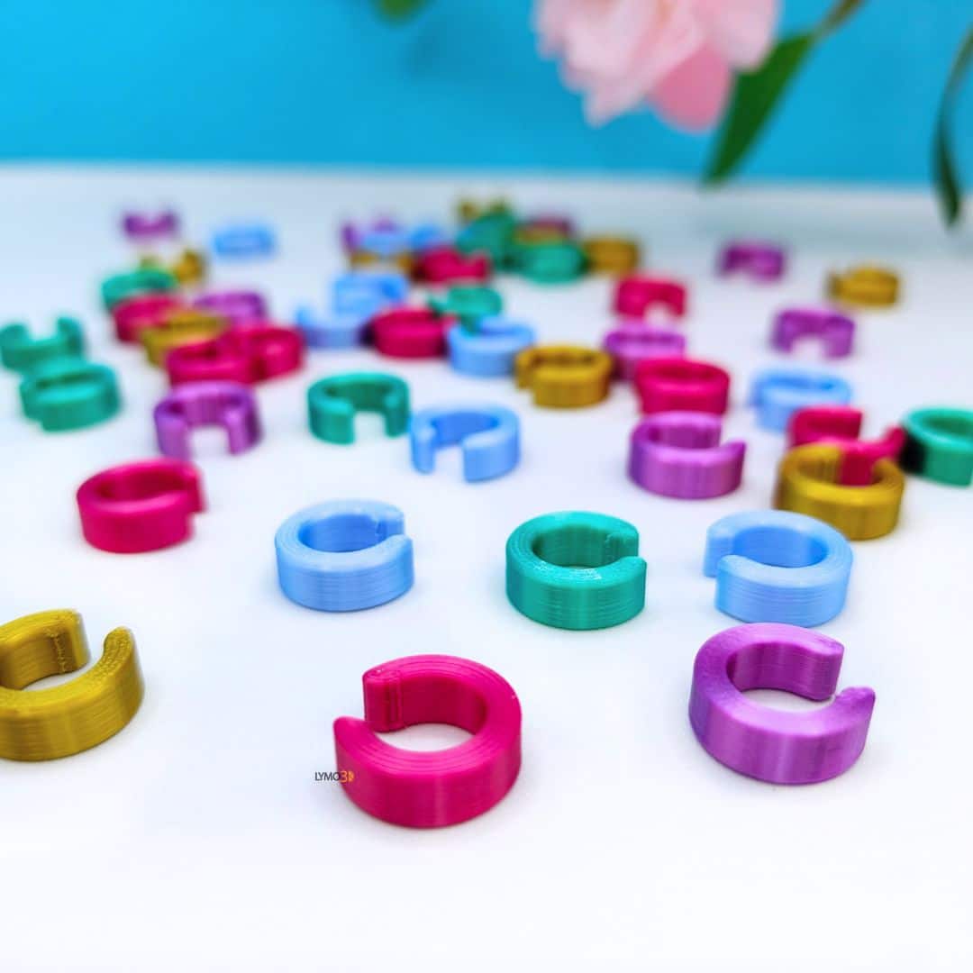 Ear cuffs 3D irresistibles (Colores Básicos)