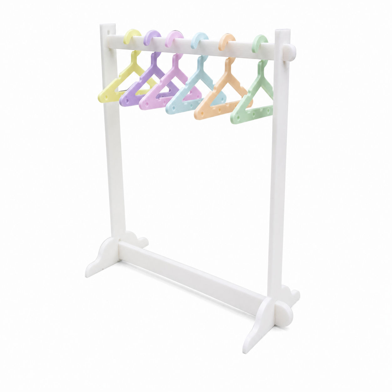 Earring display: Pastels coat rack