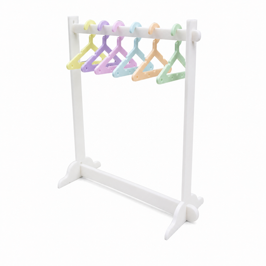 Ohrringständer: Pastellfarbene Garderobe
