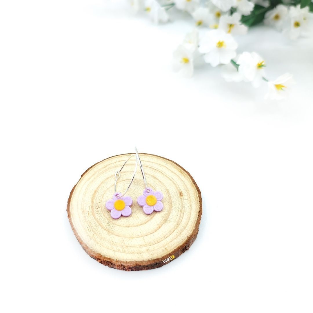 Pendientes florecitas minis