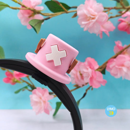 Gorrito medico kawaii para auriculares