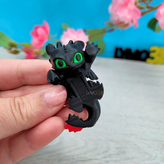 Hipper Dragón Nocturno - Mini figura decorativa