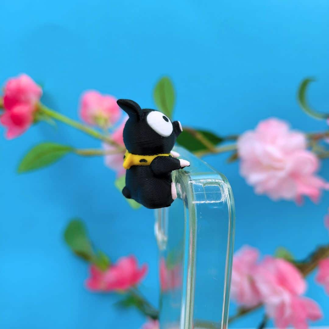 Hipper cerdito negro adorable